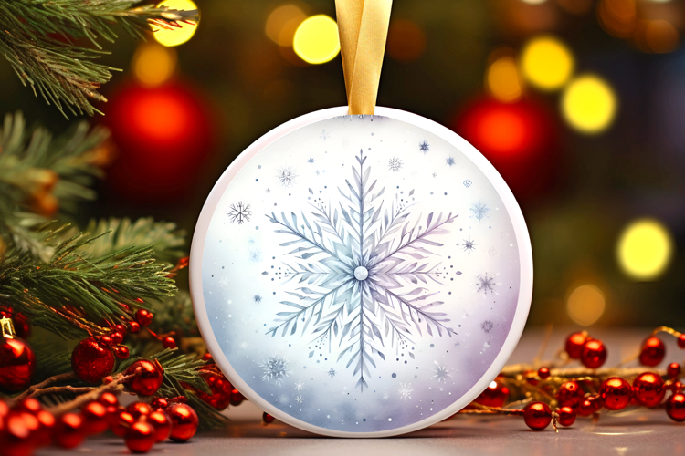 Round Christmass Ornament PNG