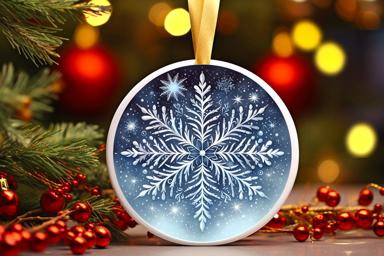 Round Christmass Ornament PNG