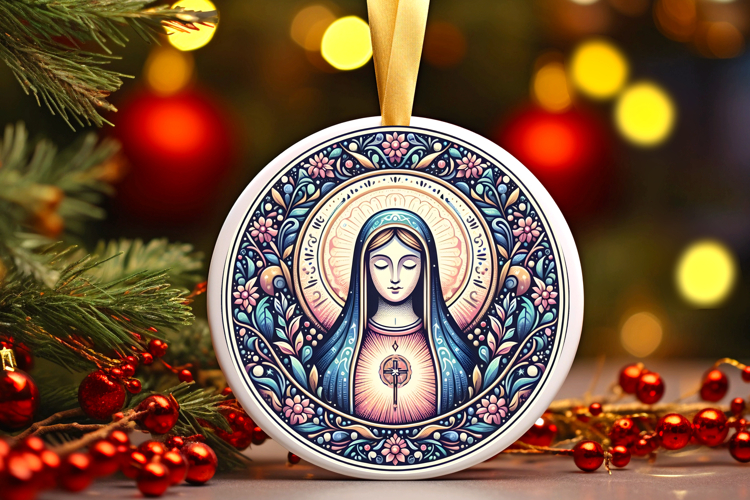 Round Christmass Ornament PNG
