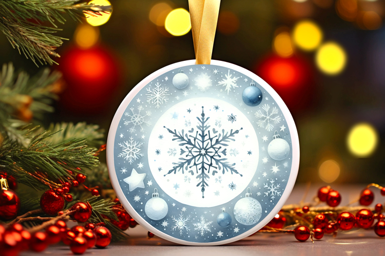 Round Christmass Ornament PNG