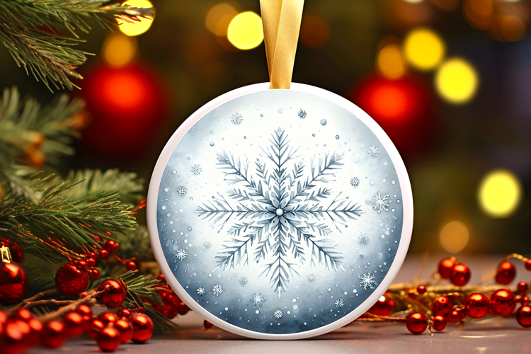 Round Christmass Ornament PNG