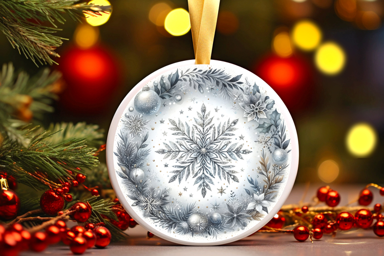 Round Christmass Ornament PNG
