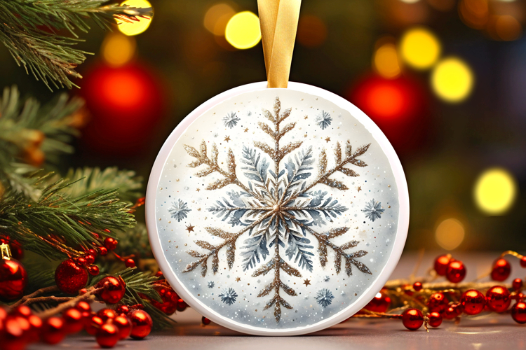 Round Christmass Ornament PNG