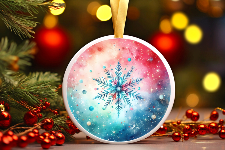 Round Christmass Ornament PNG