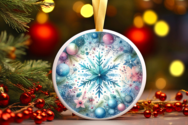 Round Christmass Ornament PNG