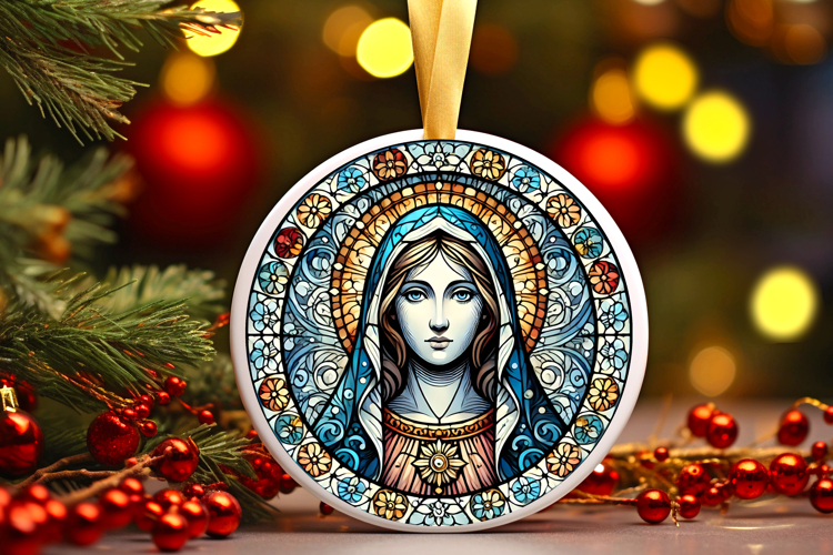 Round Christmass Ornament PNG