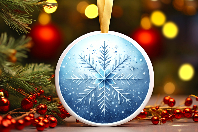 Round Christmass Ornament PNG