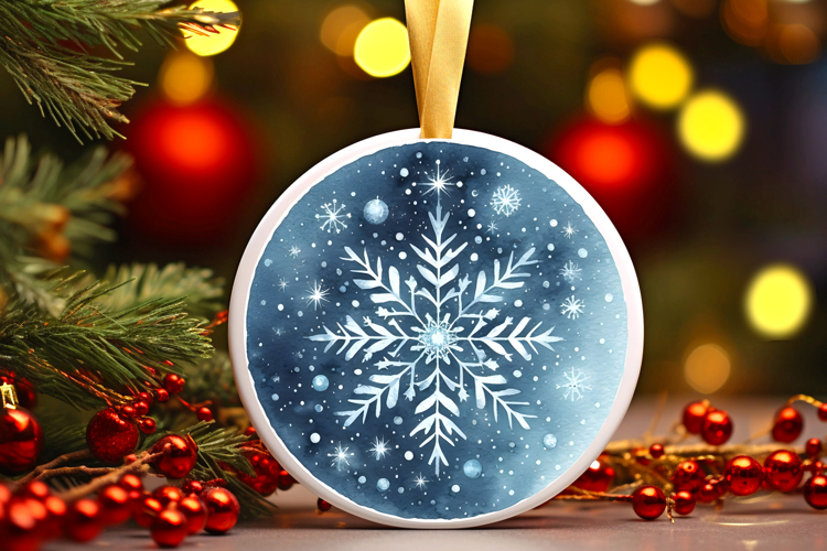 Round Christmass Ornament PNG