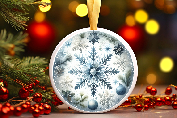 Round Christmass Ornament PNG