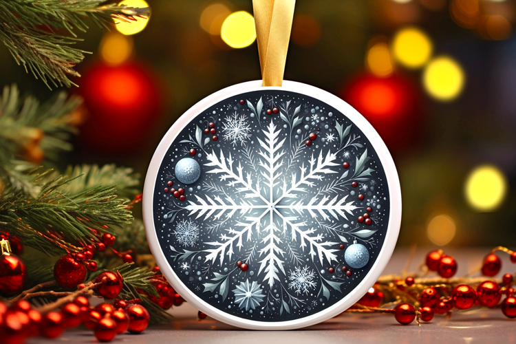 Round Christmass Ornament PNG