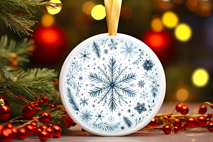 Round Christmass Ornament PNG