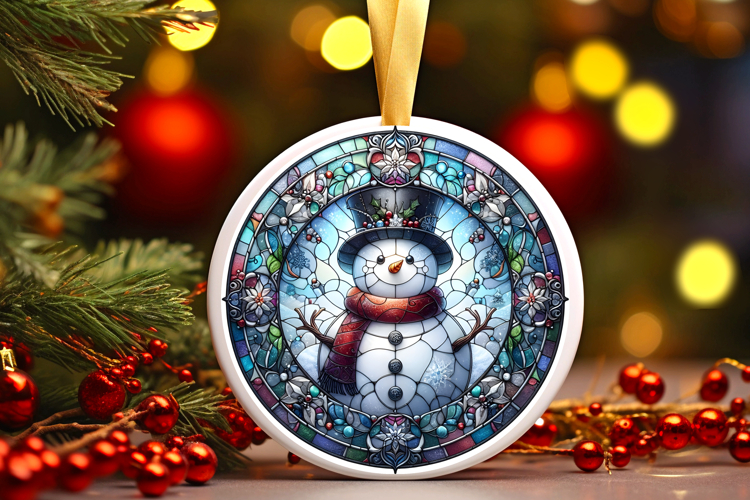 Round Christmass Ornament PNG