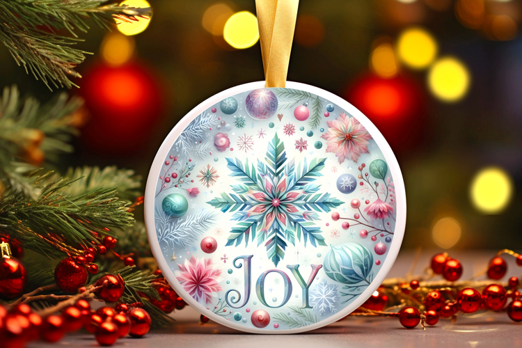 Round Christmass Ornament PNG