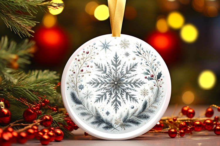 Round Christmass Ornament PNG