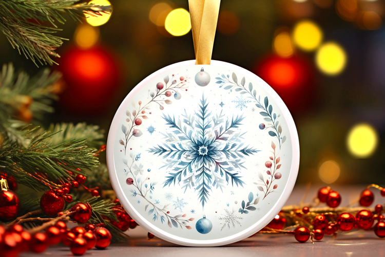 Round Christmass Ornament PNG