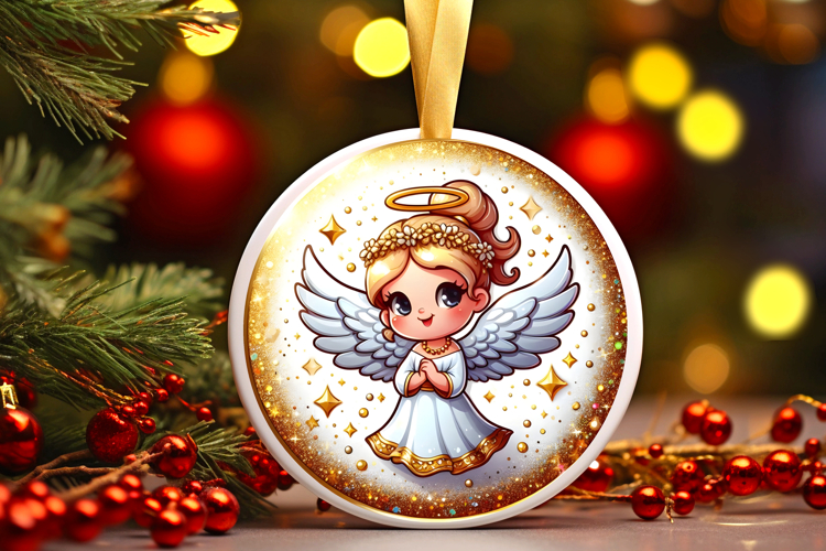 Round Christmass Ornament PNG