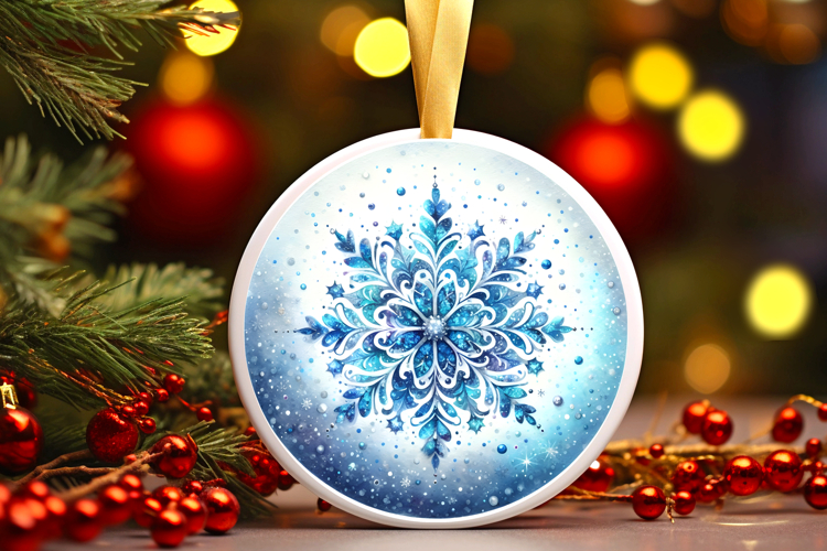 Round Christmass Ornament PNG