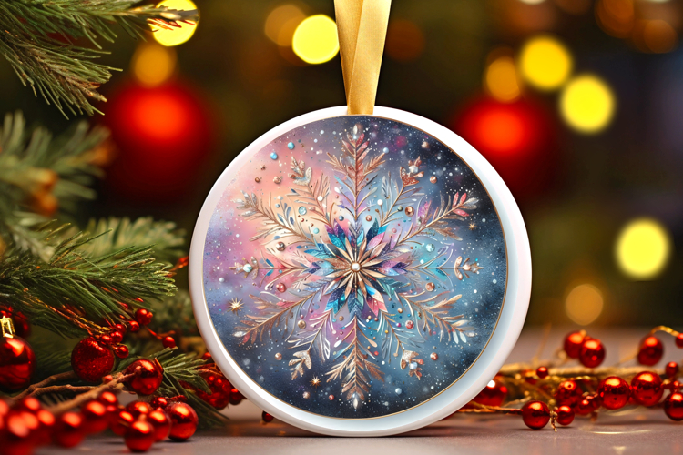 Round Christmass Ornament PNG