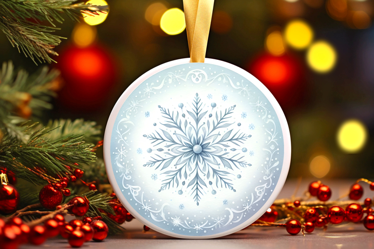 Round Christmass Ornament PNG