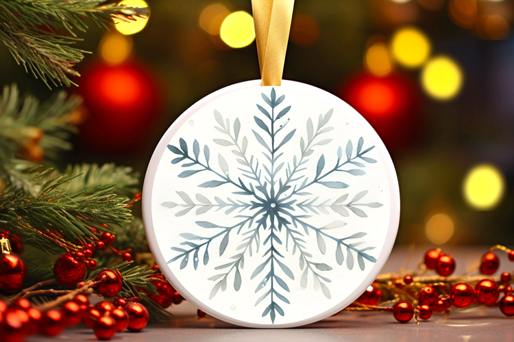 Round Christmass Ornament PNG