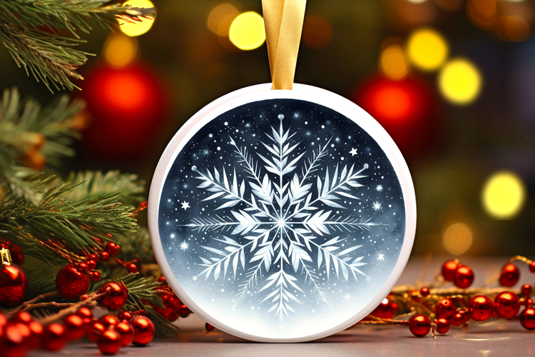 Round Christmass Ornament PNG