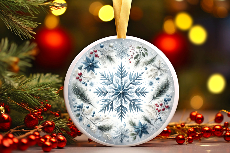 Round Christmass Ornament PNG