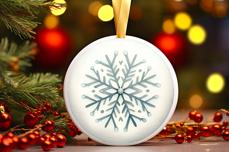 Round Christmass Ornament PNG