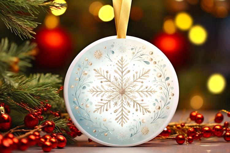 Round Christmass Ornament PNG