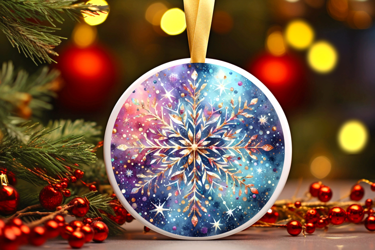 Round Christmass Ornament PNG