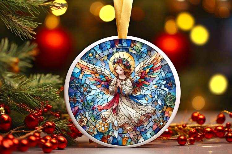 Round Christmass Ornament PNG