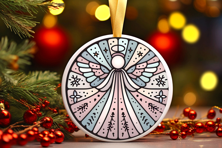 Round Christmass Ornament PNG
