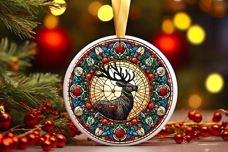 Round Christmass Ornament PNG