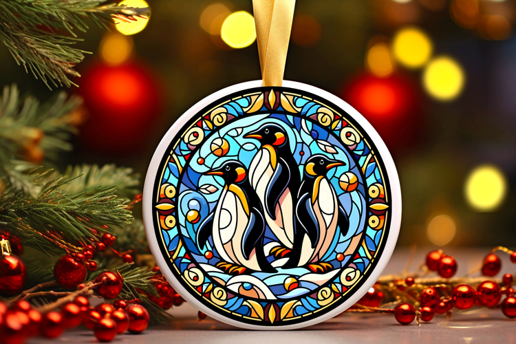 Round Christmass Ornament PNG