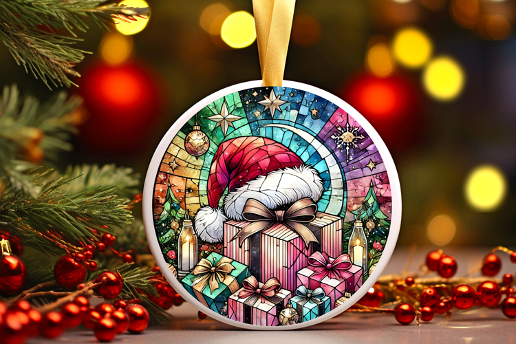 Round Christmass Ornament PNG