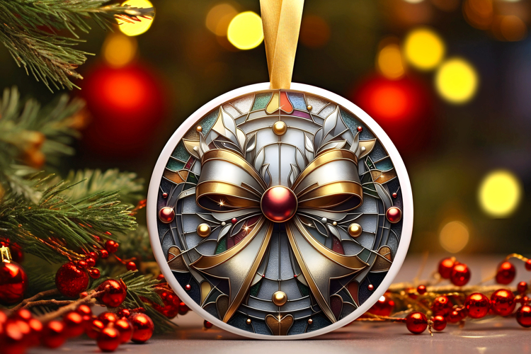Round Christmass Ornament PNG