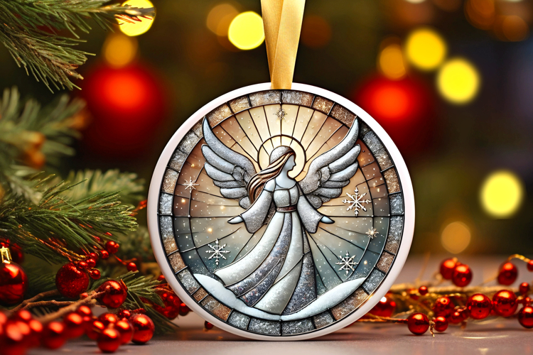 Round Christmass Ornament PNG