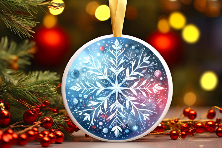 Round Christmass Ornament PNG