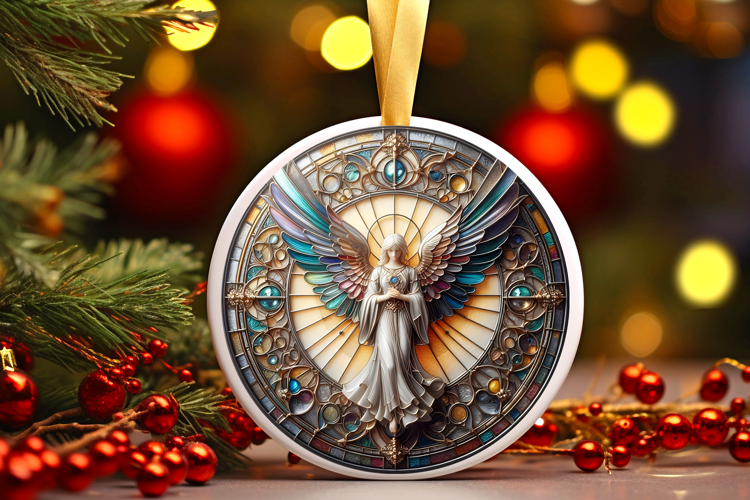 Round Christmass Ornament PNG