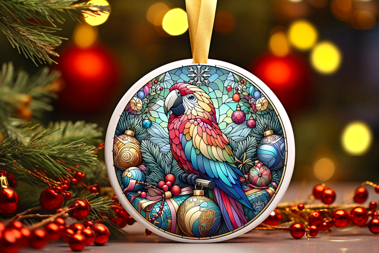 Round Christmass Ornament PNG