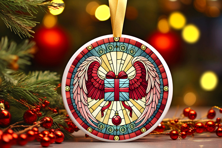 Round Christmass Ornament PNG