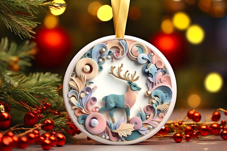 Christmas Ornament Clipart Image 24