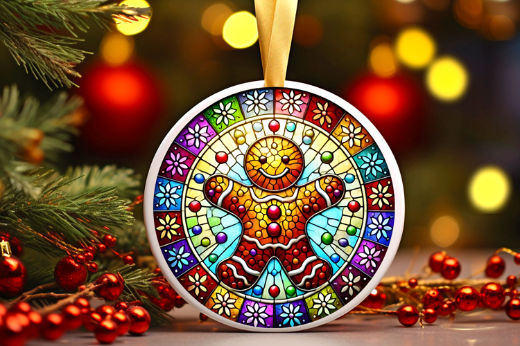 Round Christmass Ornament PNG