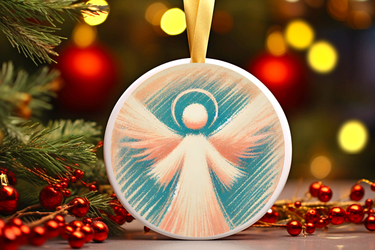 Round Christmass Ornament PNG