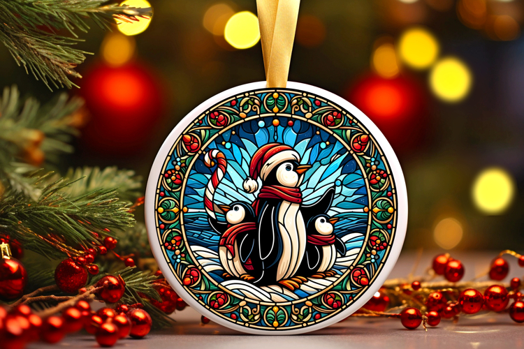 Round Christmass Ornament PNG