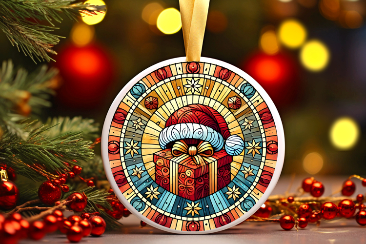 Round Christmass Ornament PNG