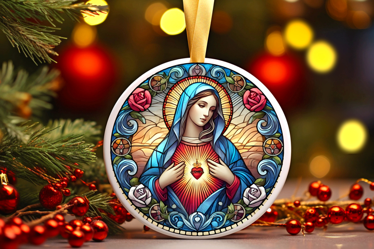 Round Christmass Ornament PNG