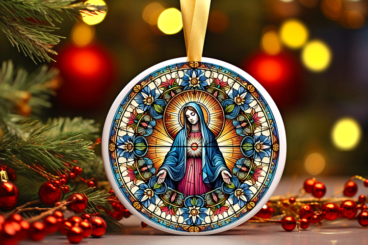Round Christmass Ornament PNG