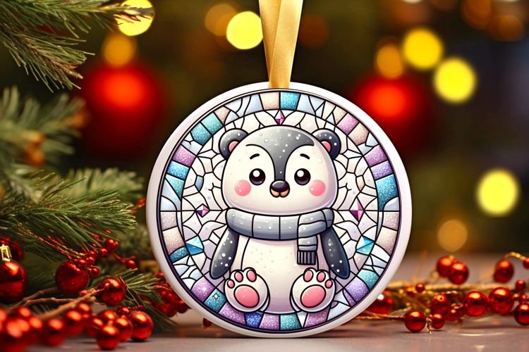 Round Christmass Ornament PNG