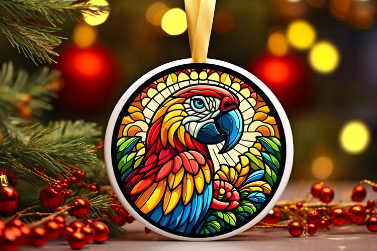 Round Christmas Ornament Sublimation|Clipart