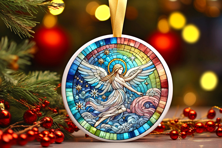 Round Christmass Ornament PNG
